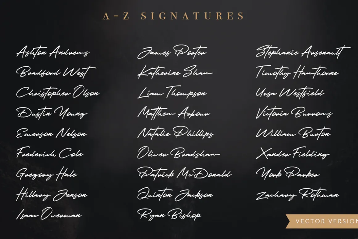 JV Signature SVG - Opentype SVG