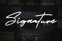 JV Signature SVG - Opentype SVG