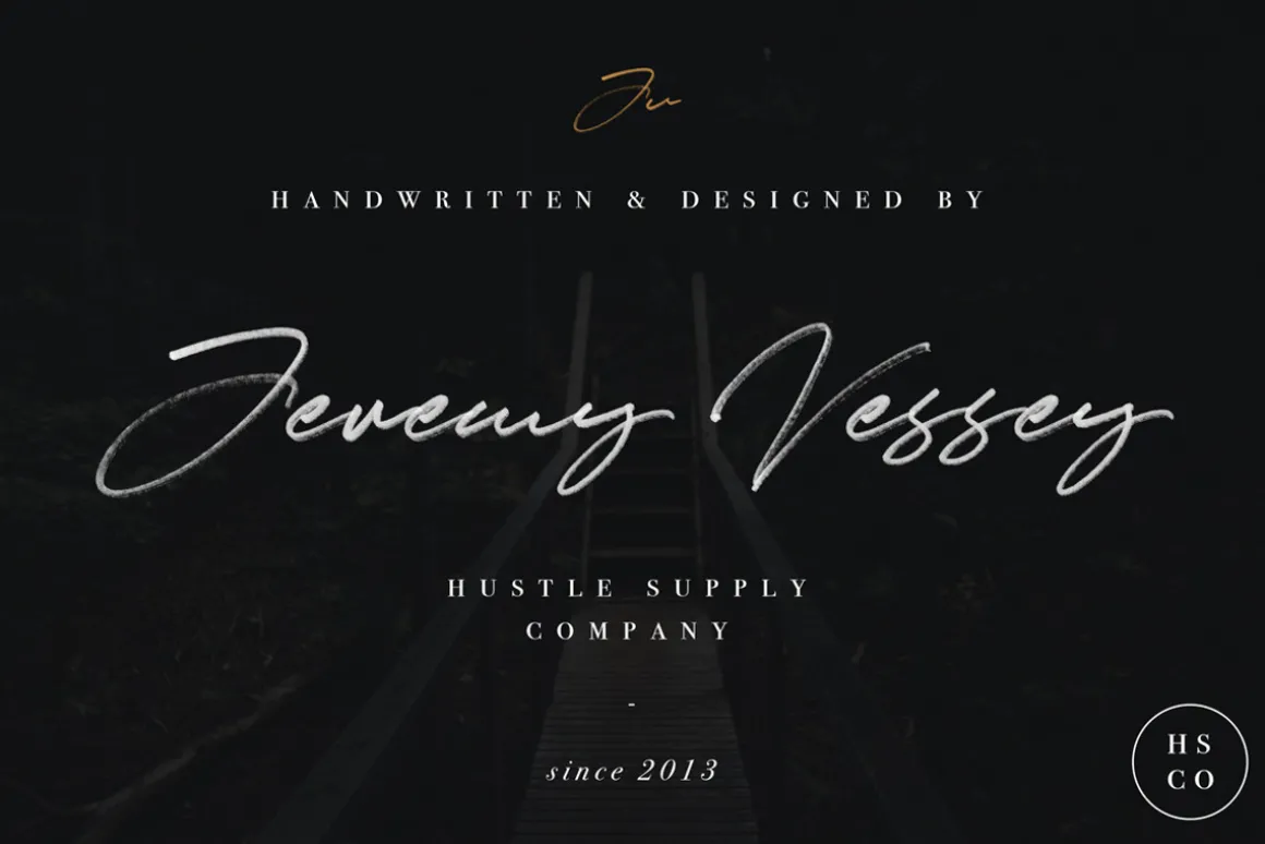 JV Signature SVG - Opentype SVG