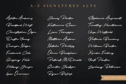 JV Signature SVG - Opentype SVG