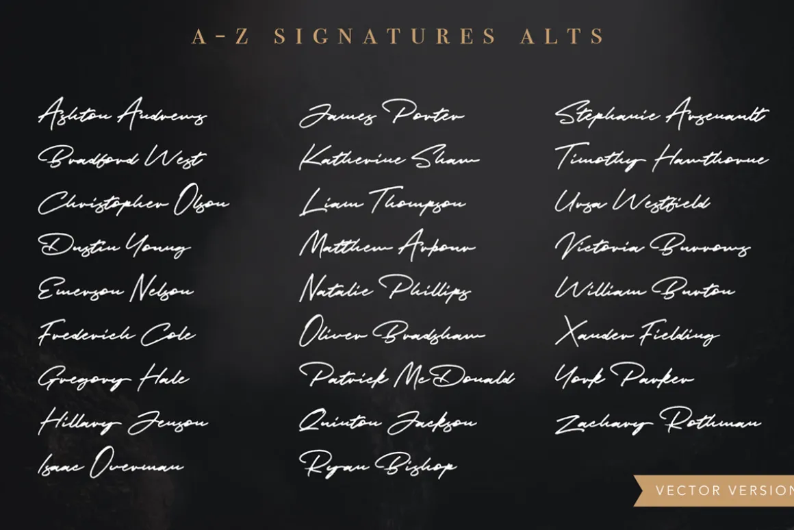 JV Signature SVG - Opentype SVG