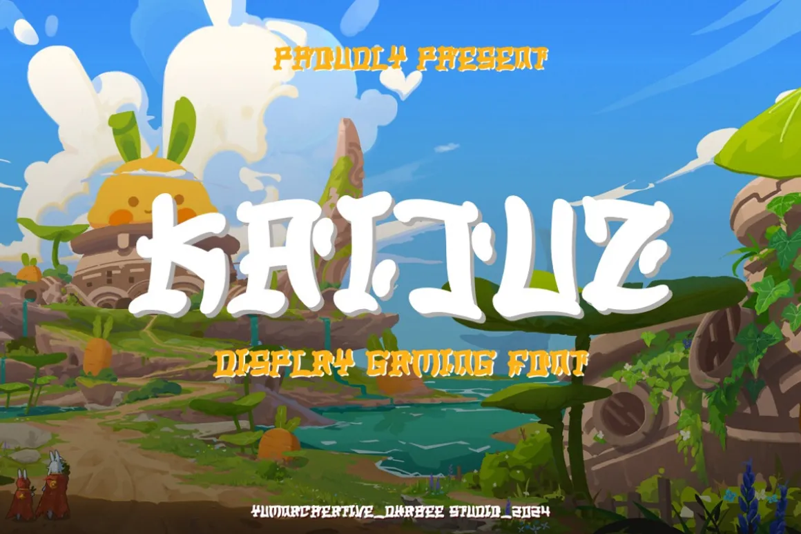 Kaijuz - Display Gaming Font