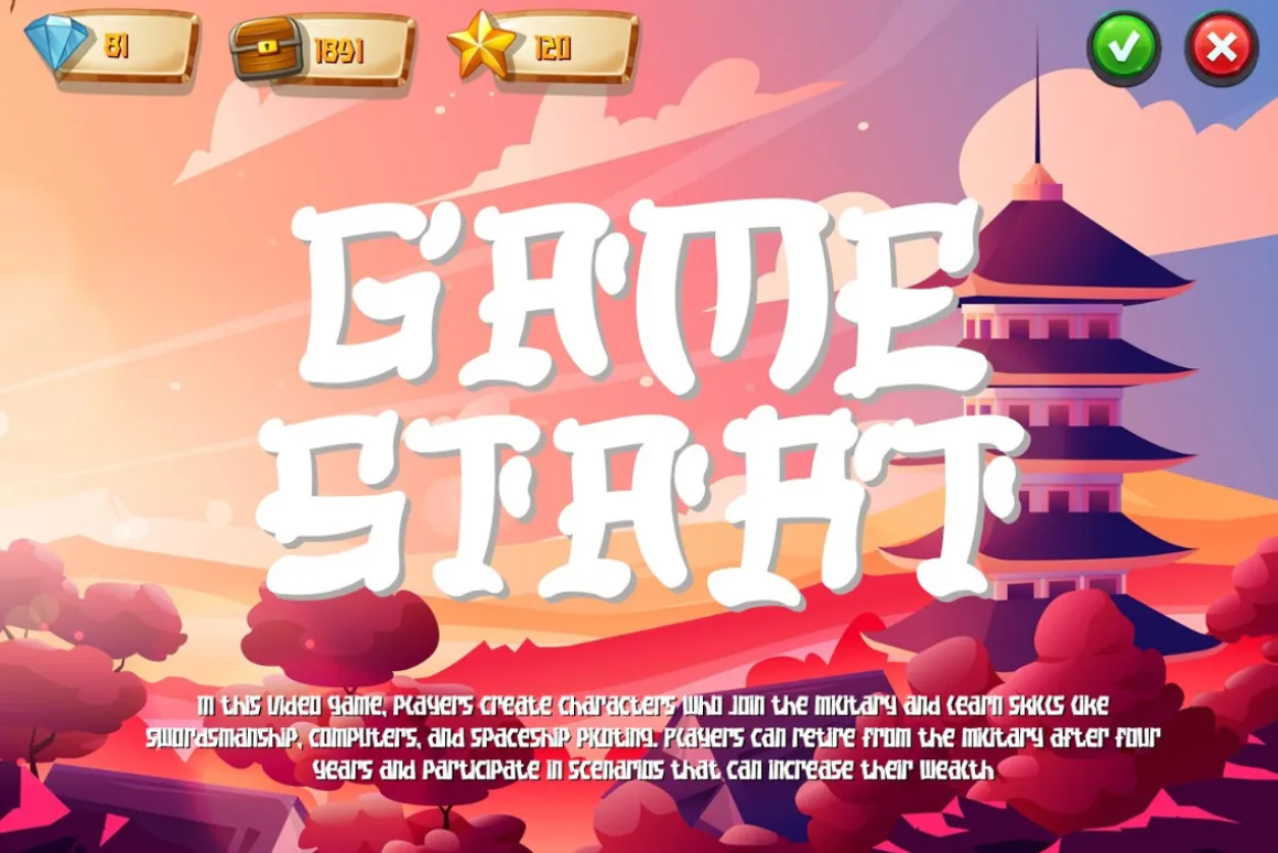 Kaijuz - Display Gaming Font