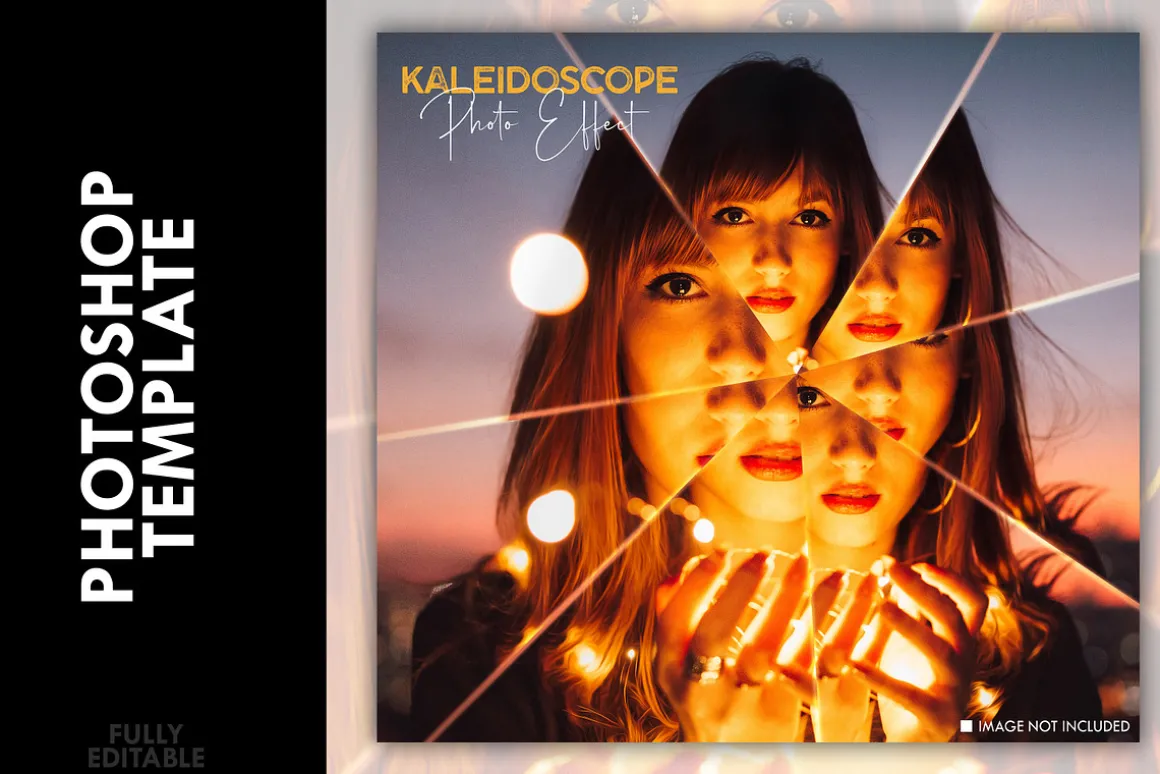 Kaleidoscope Photo Effect