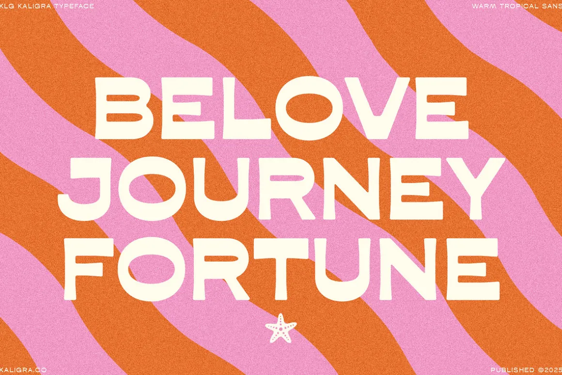 Kaligra Tropicana Sans