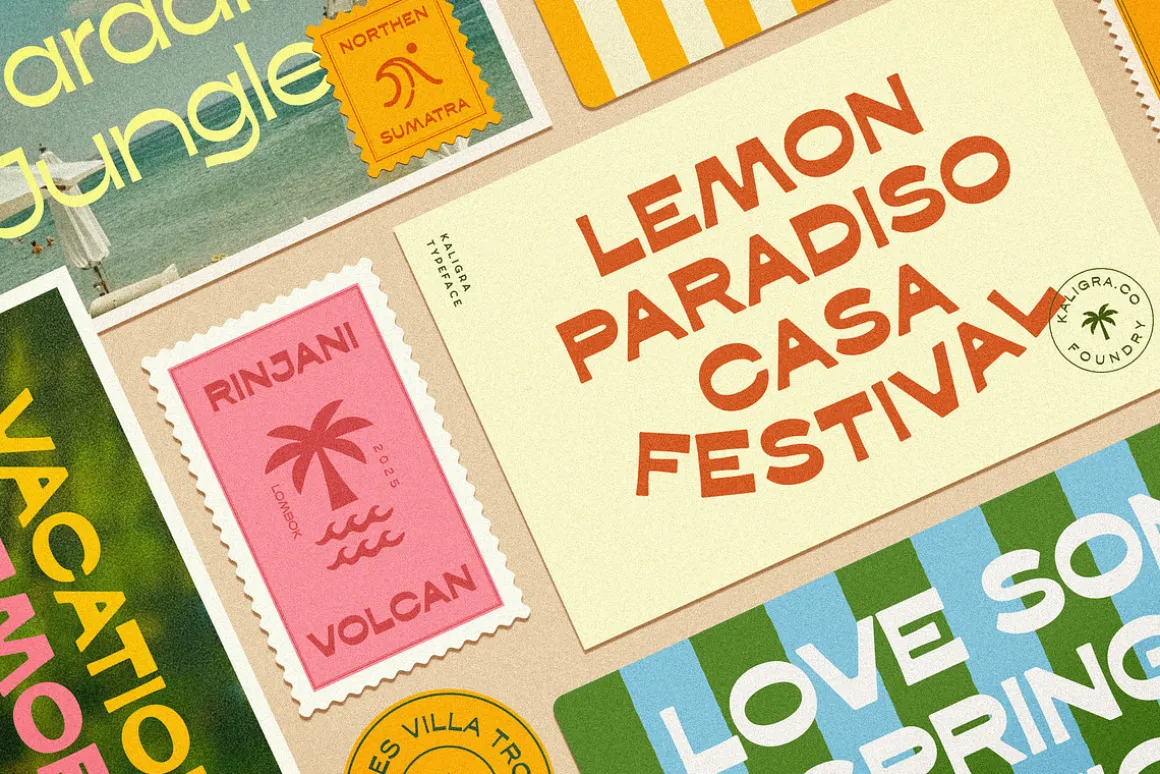 Kaligra Tropicana Sans