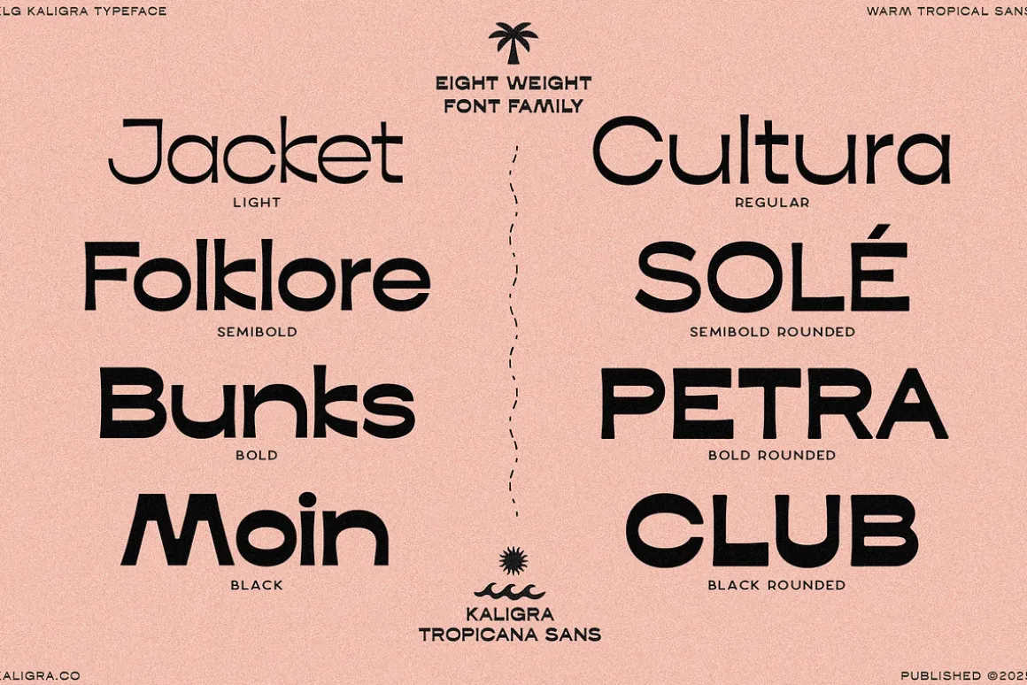 Kaligra Tropicana Sans