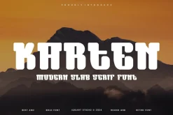 Karten - Slab Serif Font