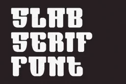 Karten - Slab Serif Font