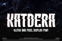 Katdera - Glitch Pixel Font