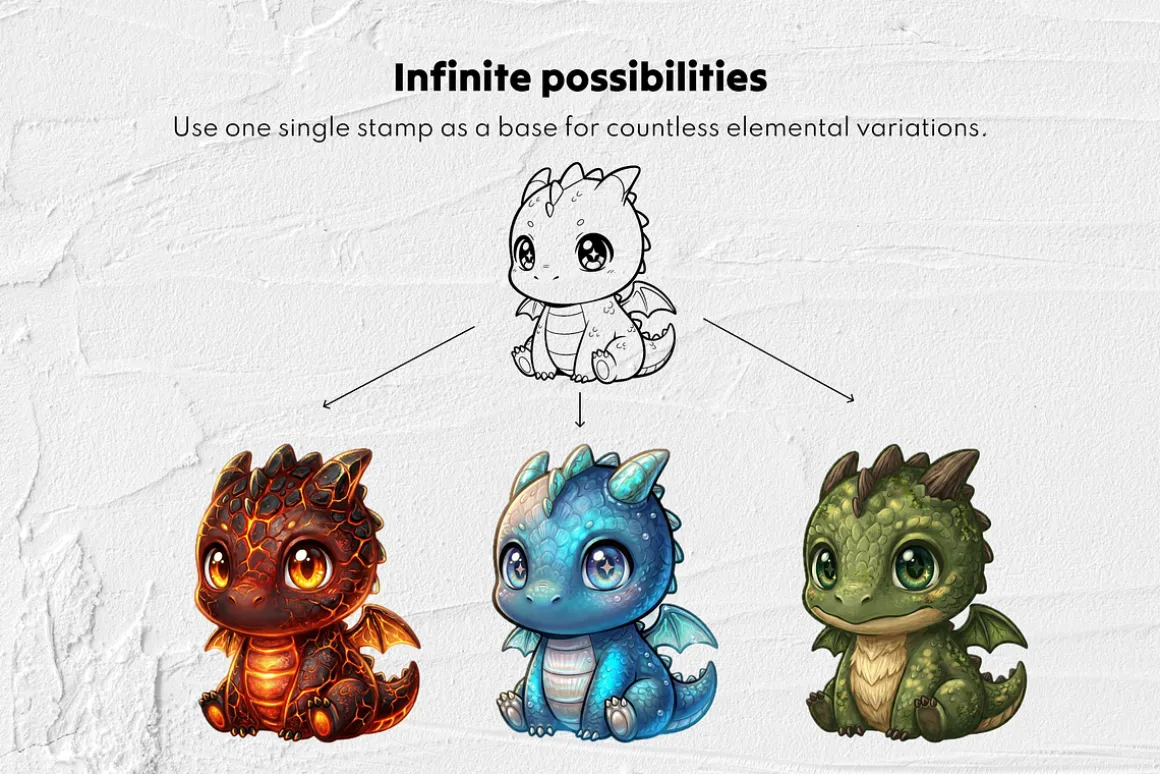 135 Kawaii Animal Procreate Stamps