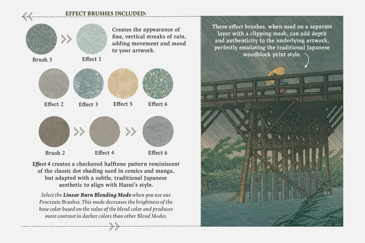 Kawase Hasui Procreate Kit