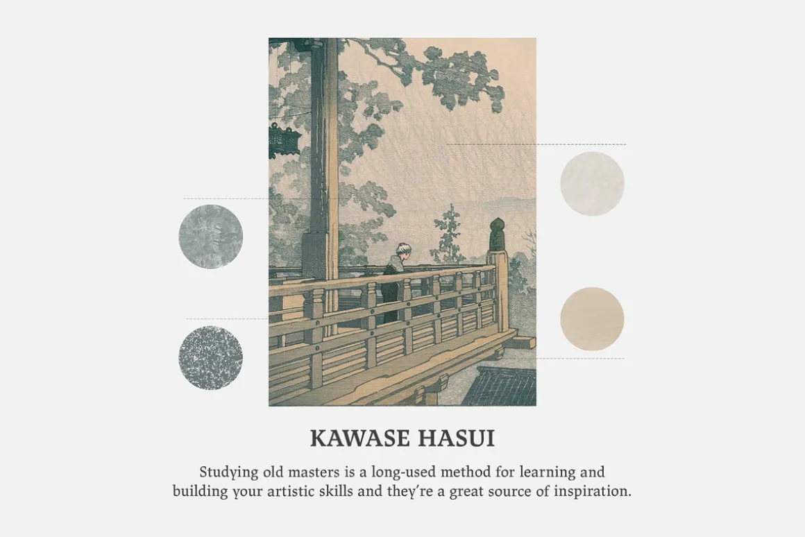 Kawase Hasui Procreate Kit