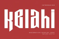 Kelahi Decorative Display Font