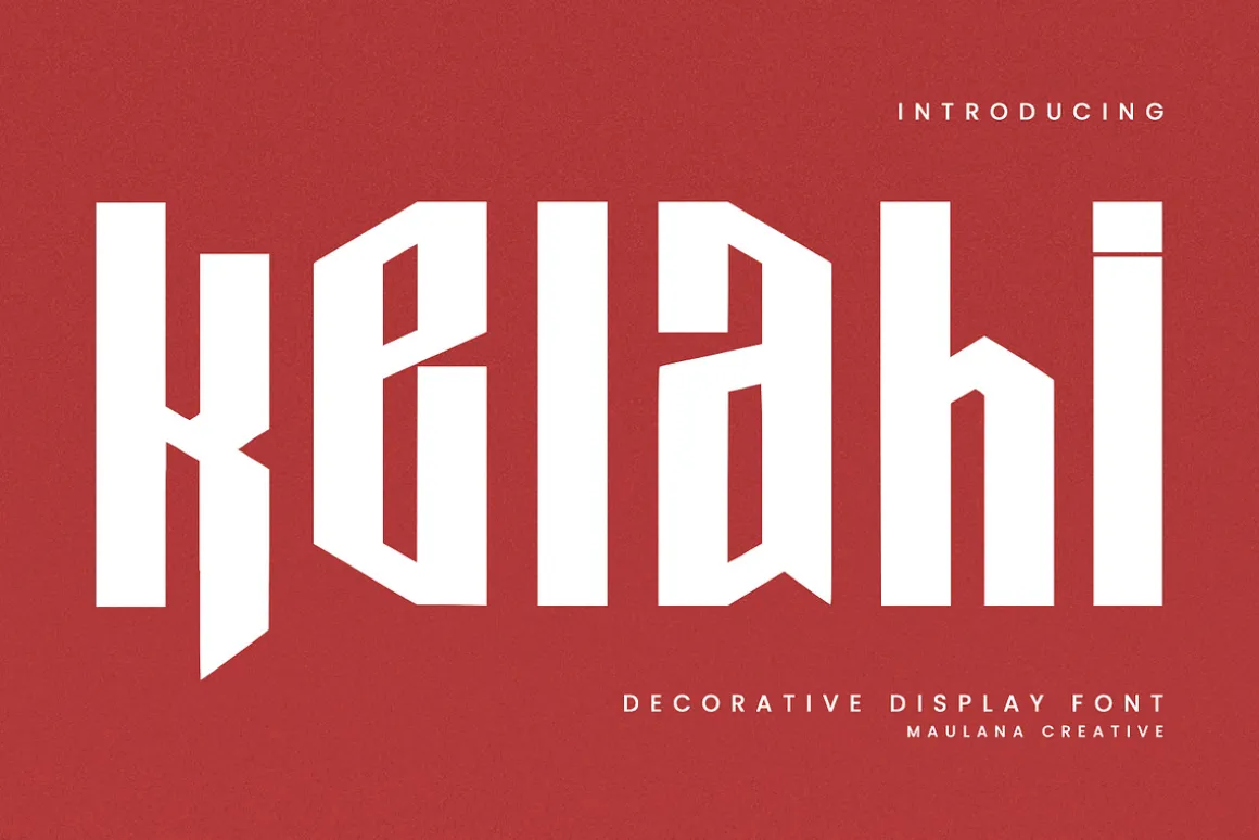Kelahi Decorative Display Font