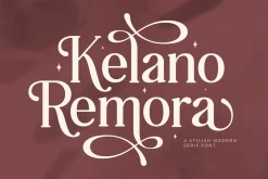 Kelano Remora Stylish Modern Serif