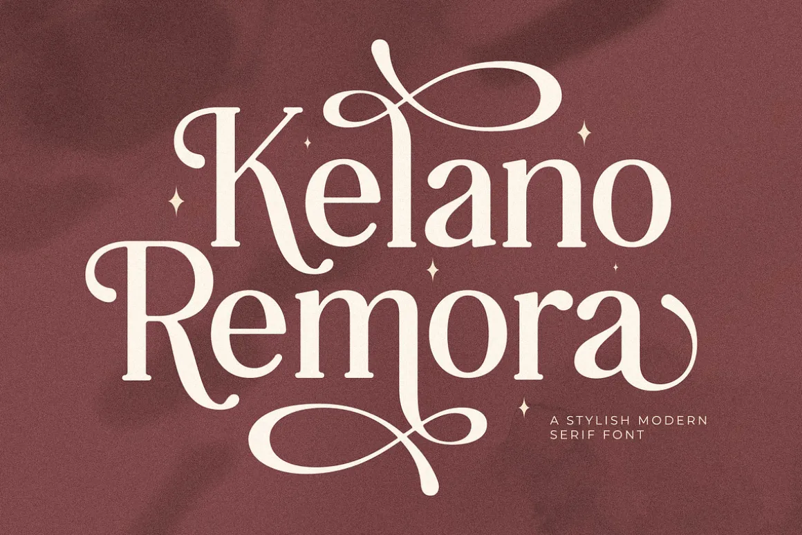 Kelano Remora Stylish Modern Serif