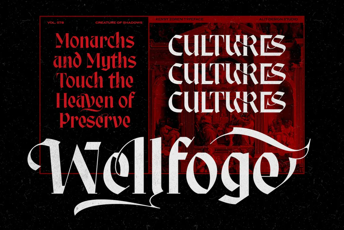 Kensy Zorem Typeface