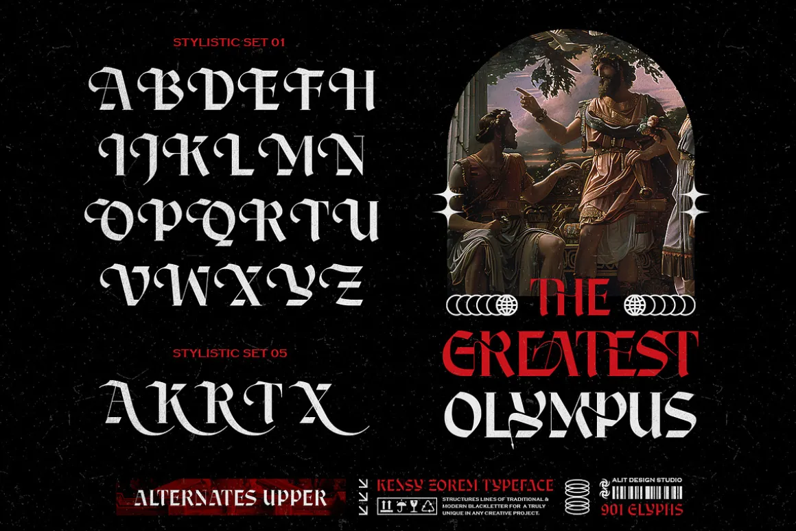 Kensy Zorem Typeface