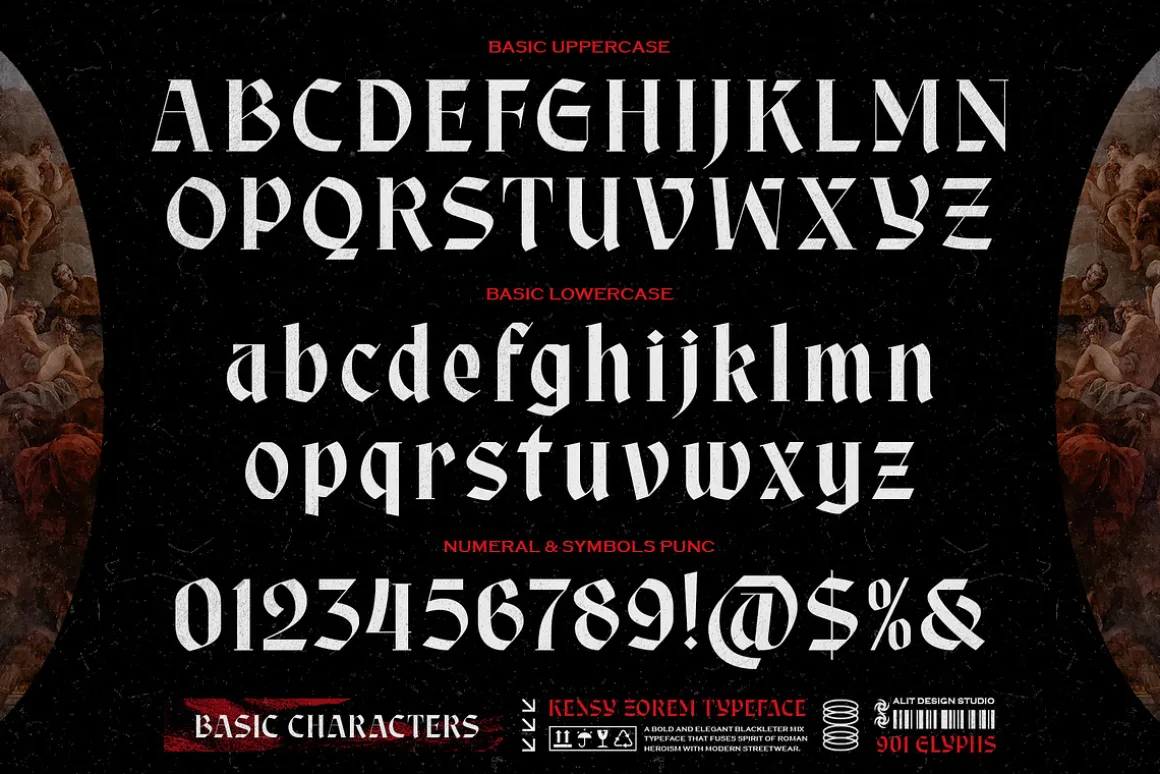 Kensy Zorem Typeface