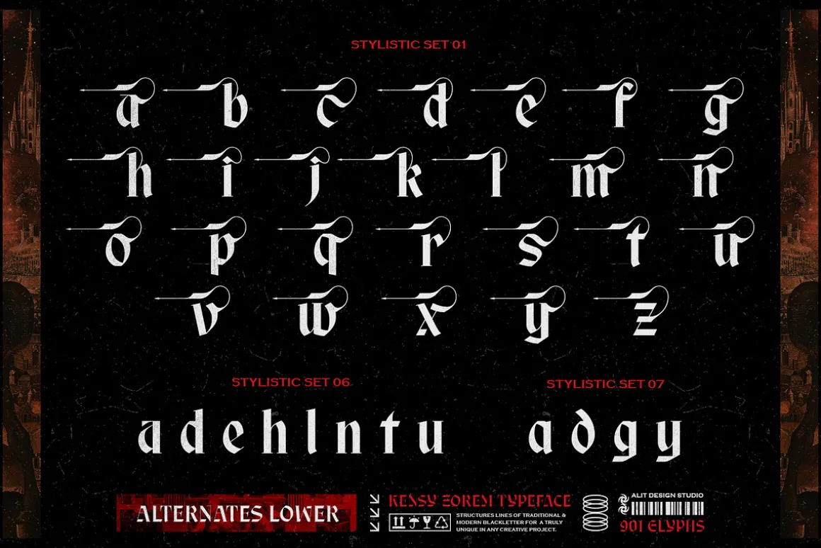 Kensy Zorem Typeface