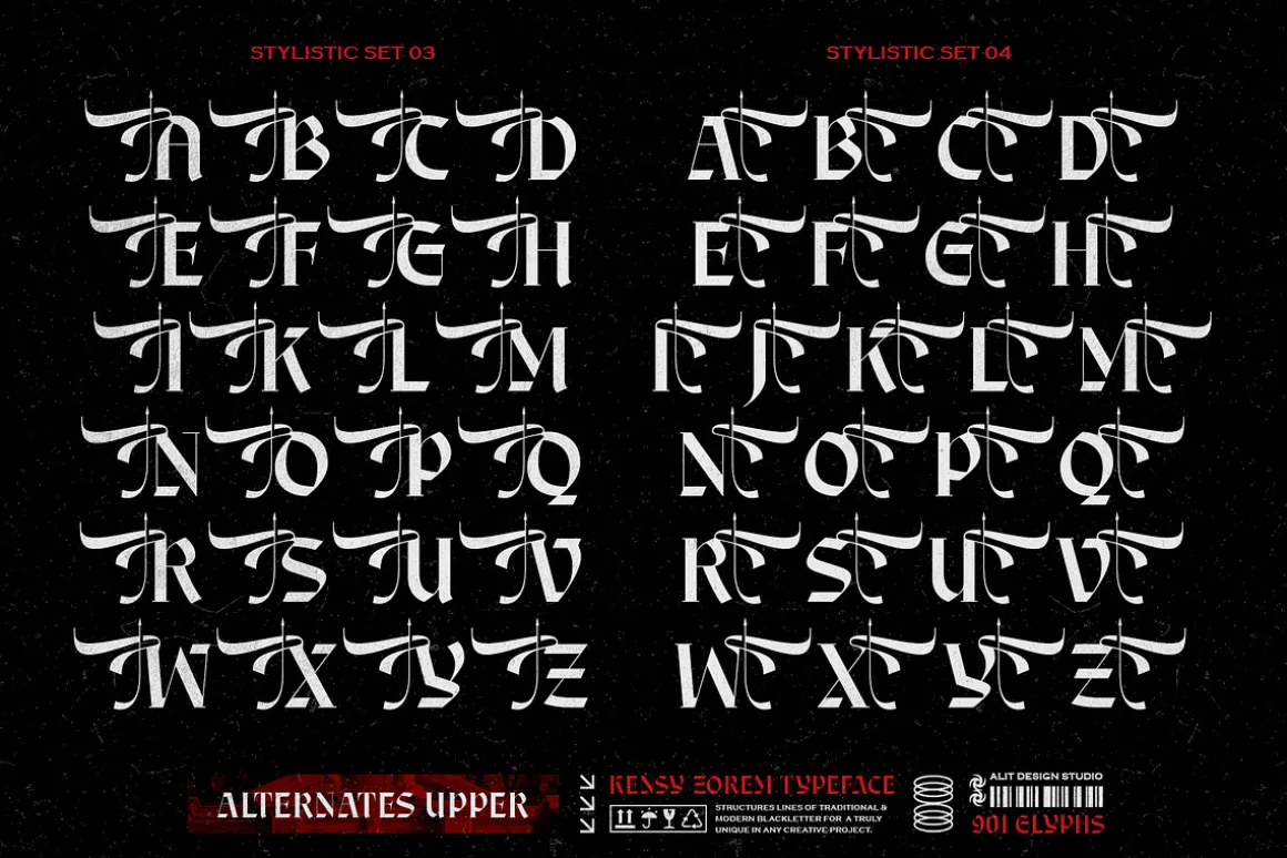 Kensy Zorem Typeface