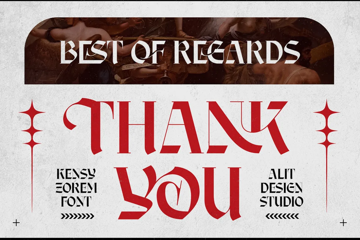 Kensy Zorem Typeface