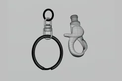 Keychain 3d model 02