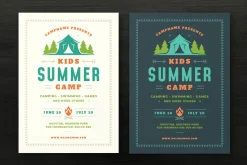 Kids Summer Camp Flyer Template
