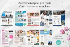 Kids Newsletter Canva Template