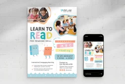 Kindergarten School Education Flyer