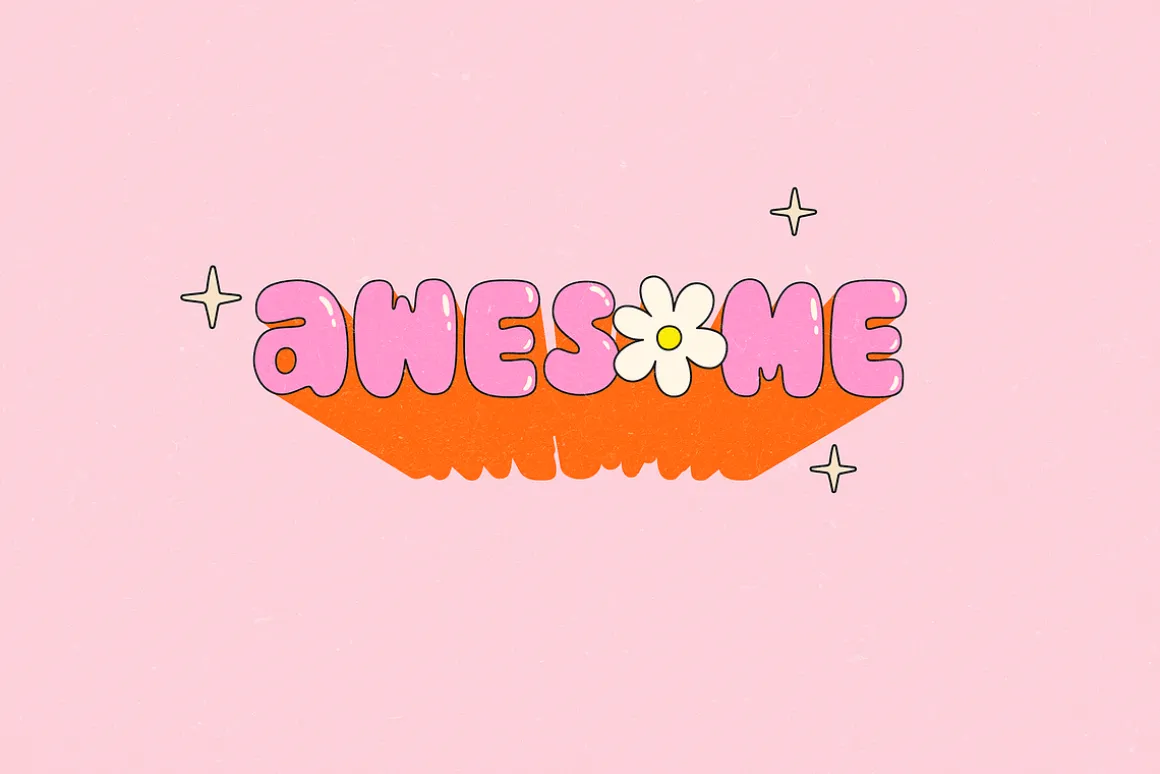 KIND HUMAN | Bubbly and Playful Font