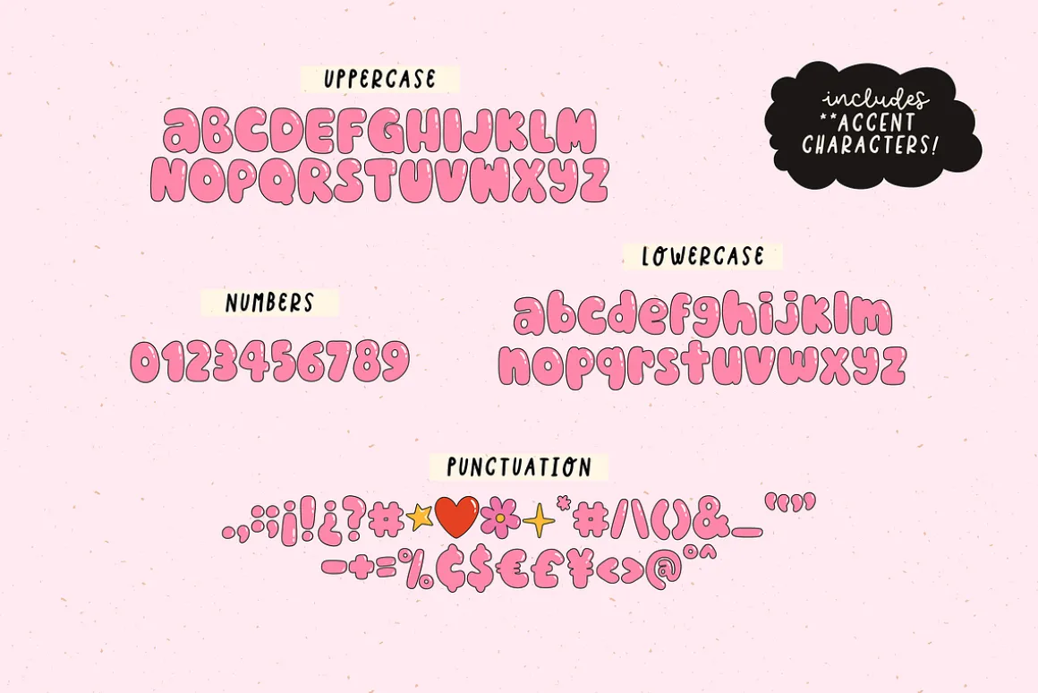 KIND HUMAN | Bubbly and Playful Font