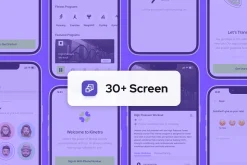 Kinetra - Fitness App UI Kit