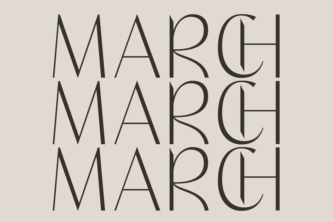 Kingray Quento Luxury Display Font