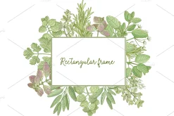 Kitchen herbs set