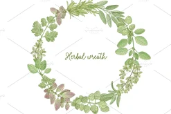 Kitchen herbs set
