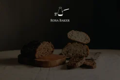 Kitchen line drawing for bakery logo