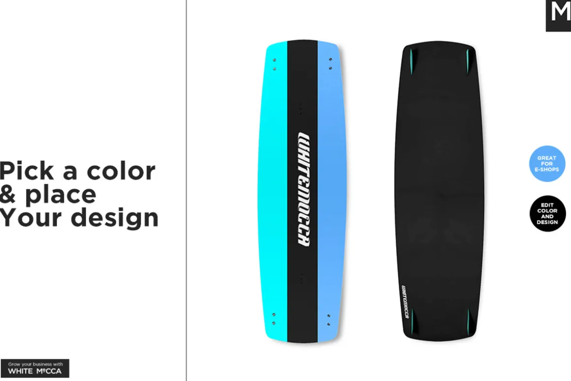 Kitesurfing Mock-up