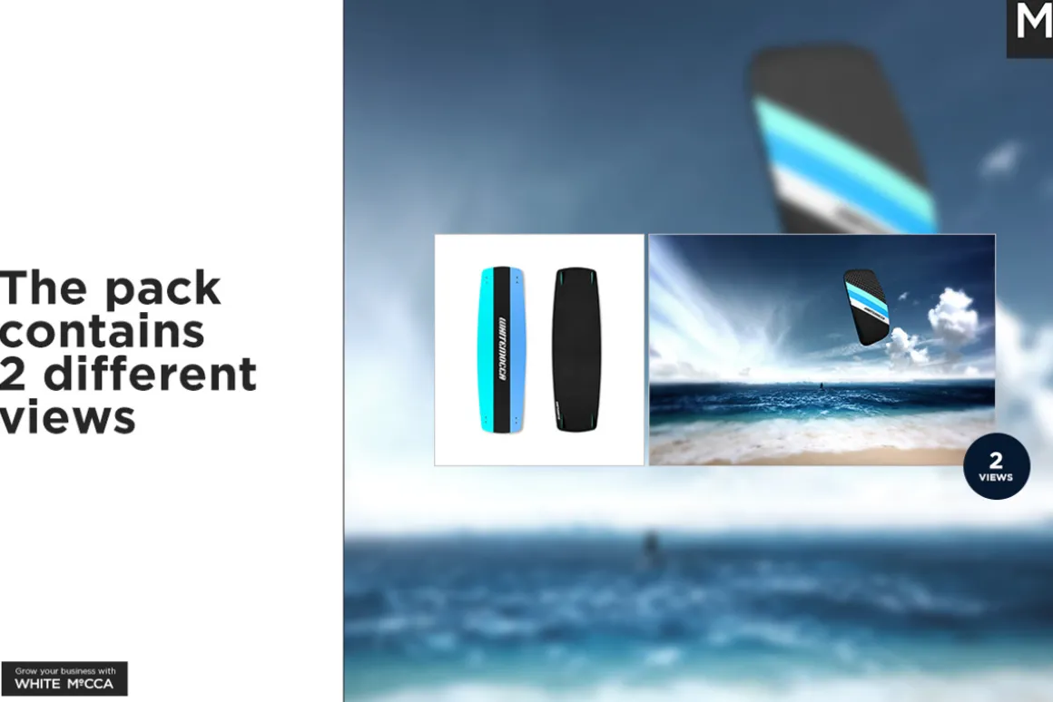 Kitesurfing Mock-up