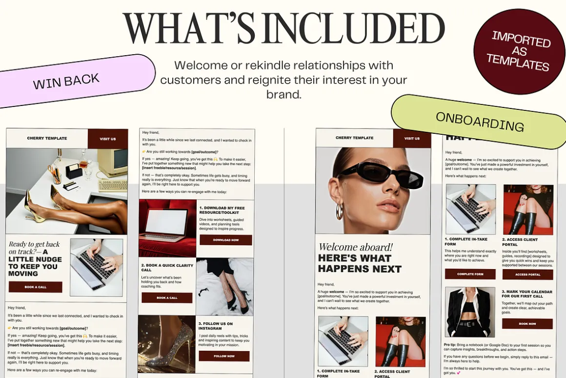 Klaviyo Email Templates for Coaches