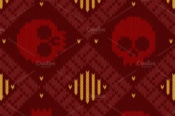 Knitted Bundle Skull and Bones