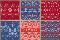 12 Knitting Seamless Patterns