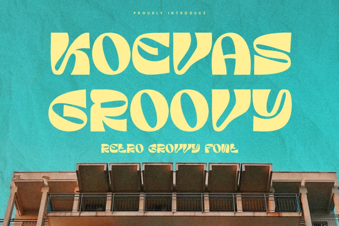 Koevas Groovy - Retro Font