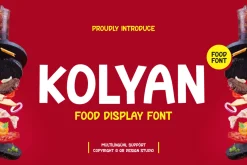 Kolyan - Food Font