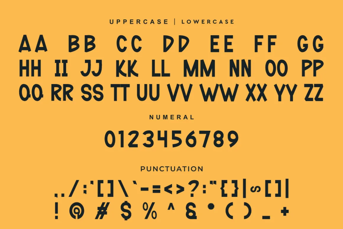 Kotamis - Food Display Font