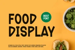 Kotamis - Food Display Font