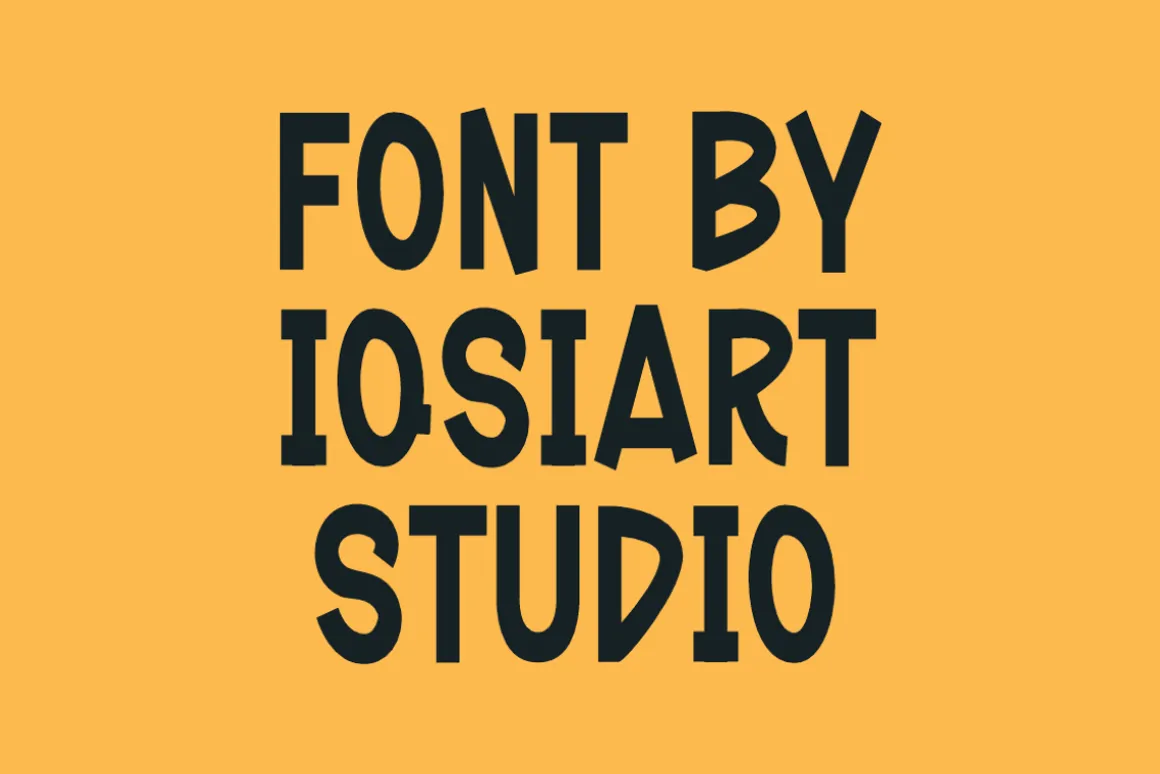 Kotamis - Food Display Font