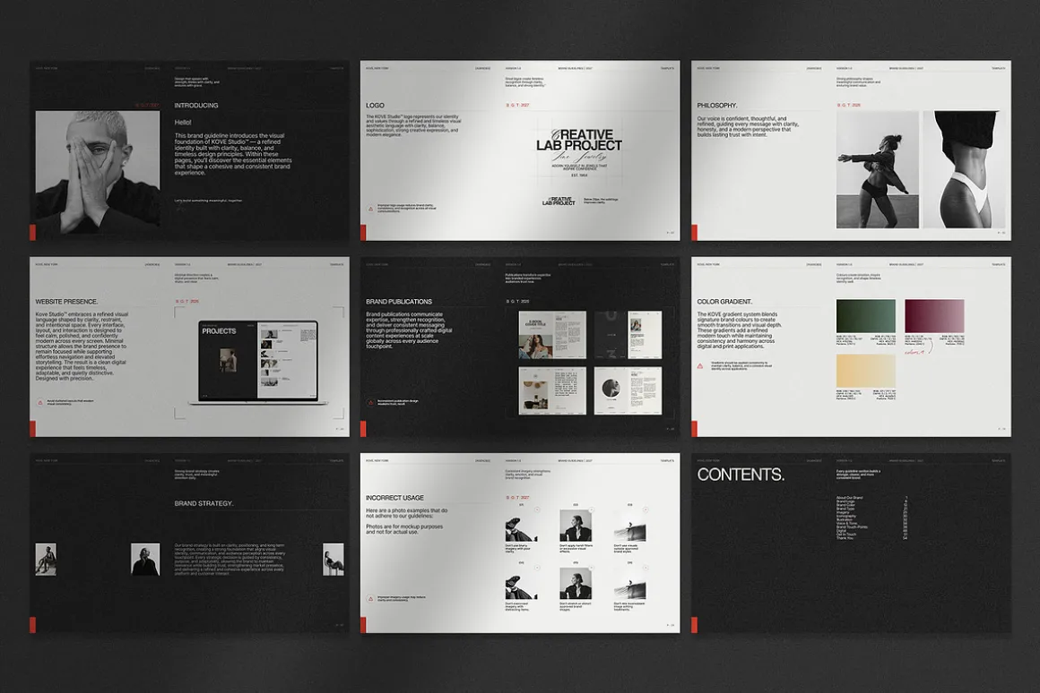 KOVE | Brand Guidelines Template