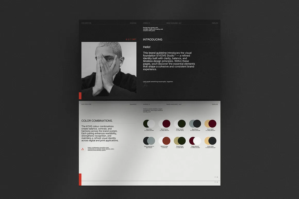 KOVE | Brand Guidelines Template